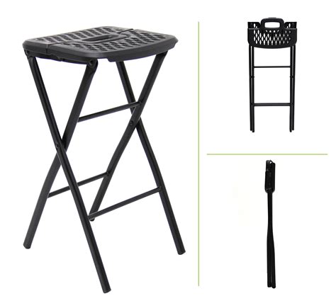 Tall folding stool - Set of 2 Counter Height Bar Stools – 24-Inch Backless Folding Chairs with 300lb Capacity for Kitchen, Rec Room, or Game Room by Trademark Home (Black) 7,993. 200+ bought in past month. $5495 ($27.48/Count) FREE delivery Mon, Feb 26. More Buying Choices. $36.44 (6 used & new offers) Overall Pick. 